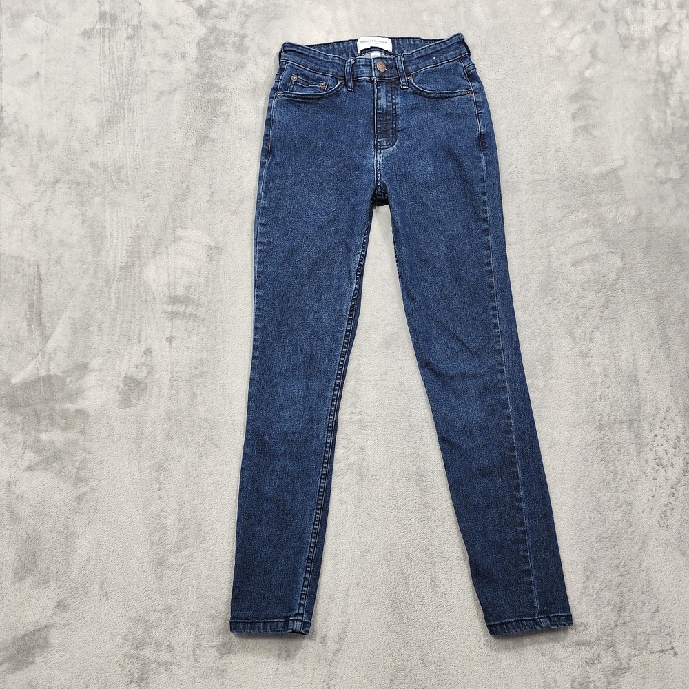 Marc New York Jeans Womens 2 Blue Mid Rise Skinny Slim Stretch Denim Casual